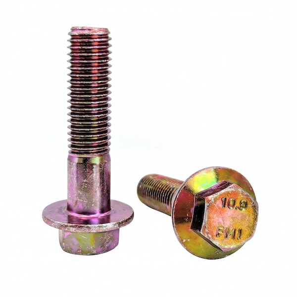 Zdb Industrial M16-2.0 x 35mm Class 10.9 DIN 6921 Frame Bolt, Zinc Yellow 10000380 - main