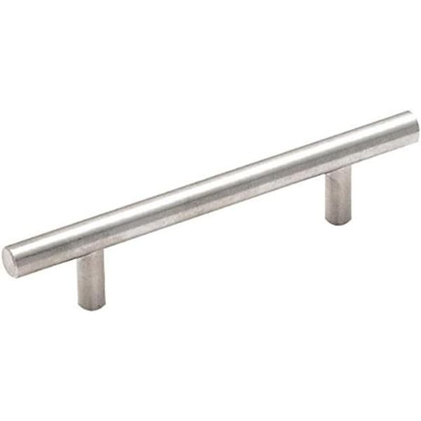 Amerock Bar Pulls Series Cabinet Pull, 6-1/8 in L Handle, 1/2 in H Handle BP19011CSG9 - main