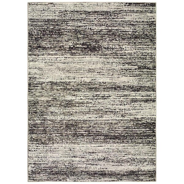 Oriental Weavers Atlas Indoor Casual Abstract Rectangle Area Rug, Ash 8 ft. 6 in. x 11 ft. 7 in. A8037G260370ST - main