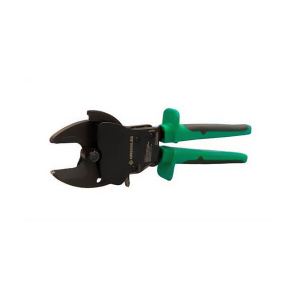 Greenlee Ratchet Cable Cutter, Open-Jaw Scissor Style, 600 mcm Copper Capacity, 750 mcm Aluminum 45208G - main