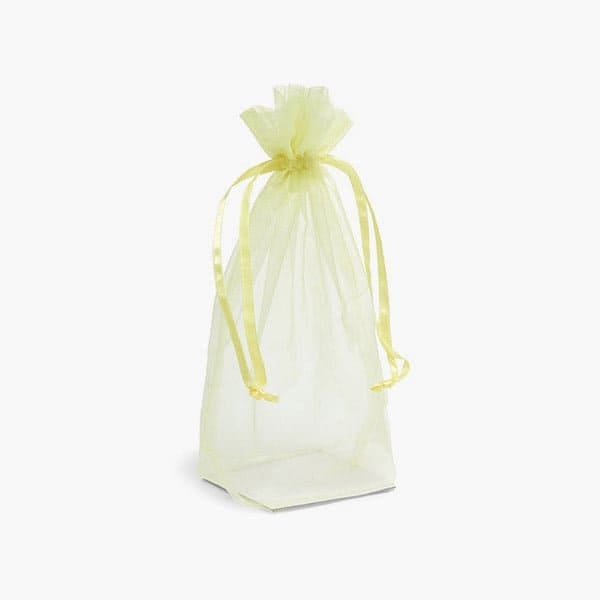 Nashville Wraps Yellow Square Gusseted Sheer Bag, 3x3x9, 10PK GHB339YE - main