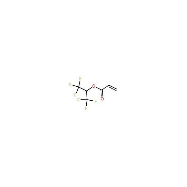 Ak Scientific 1, 1, 1, 3, 3, 3-Hexafluoroisopropyl acrylate, stabilized with TBC (25g), CAS 2160-89-6 7343AD-25g - main
