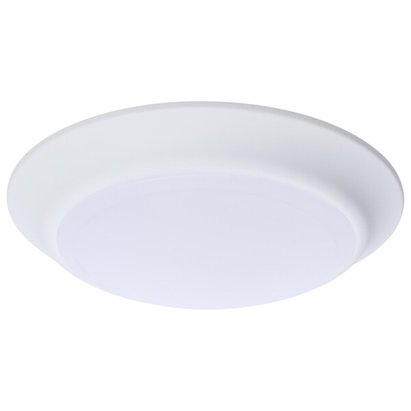 Nuvo 7 Inch LED Disk Light 27K/3K/35K/4K/5K CCT Selectable White Finish 62/1801R1 - main
