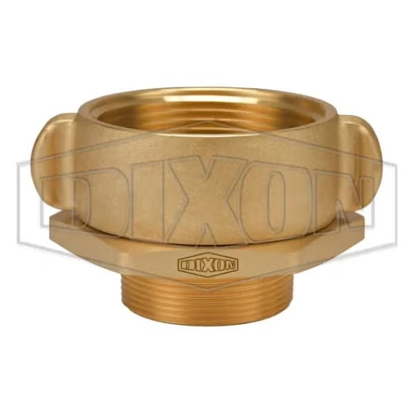 Dixon Rocker Lug Adapter, 2 x 2-1/2 in, MNPT x Swivel NST NH, Brass, Domestic RSM25F20T - main