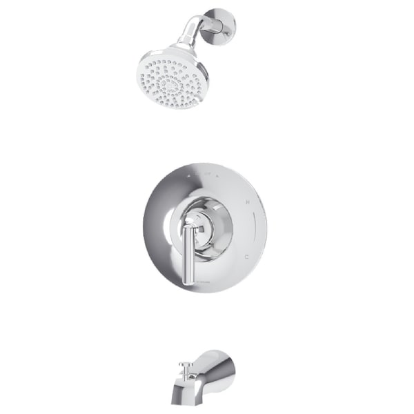 Symmons Birch HydroMersion Single Handle Tub and Shower Faucet Trim Kit - 1.5 GPM (Valve Not Included) 599215TRM - main