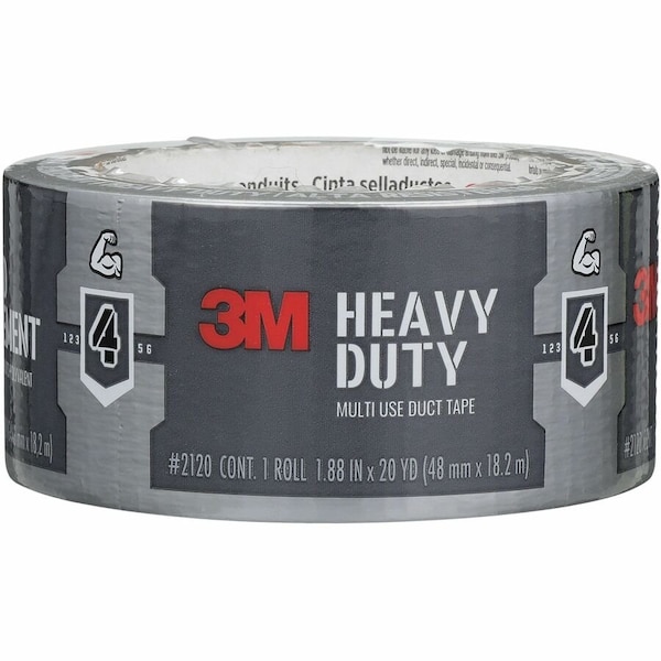 Scotch -A Duct Tape, 20 yd L, 1.88 in W, Transparent 2120 - main