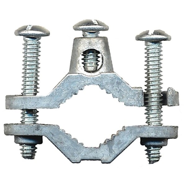 Zareba Ground Clamp, Heavy-Duty, Aluminum, For: 5/8 in and Larger Ground Rods GRC-Z - main
