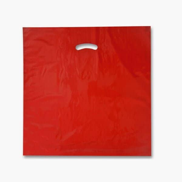 Nashville Wraps Red Super Gloss 20x20x5 Plastic Bags, 1.50 mil, 500PK SG3RE - main