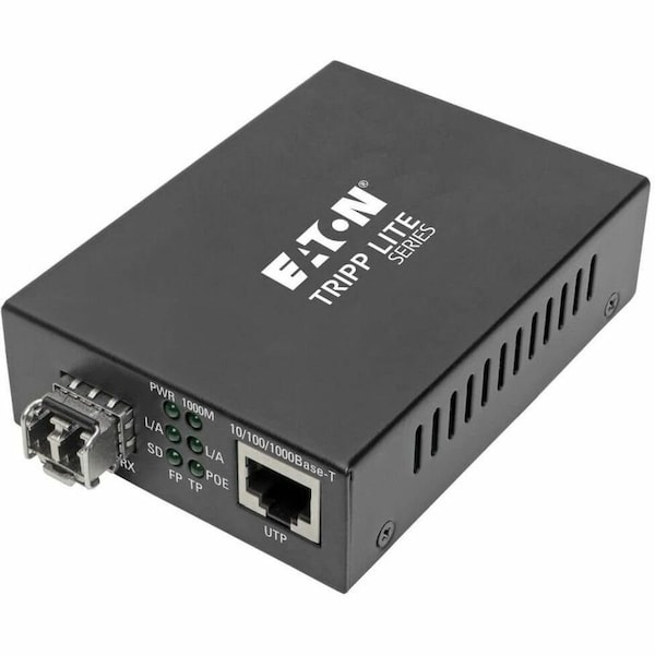 Tripp Lite Fiber to Ethernet Converter, 1000MBps, 1"H N785-P01-LC-MM1 - main