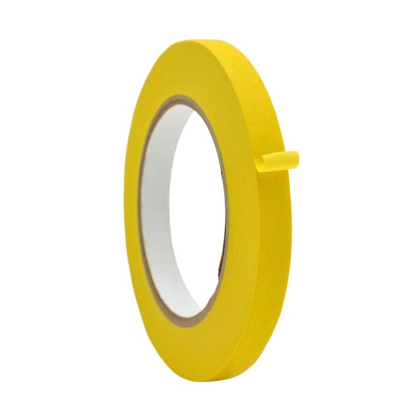 Wod Tape MTC5 Multipurpose Masking Tape 1/2 in. x 60 yds. Yellow, 96PK WOD MTC5-00500-96-60-YEL - main