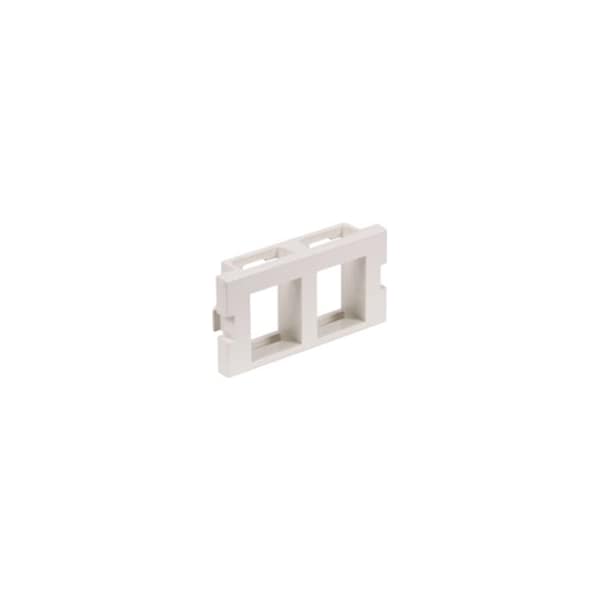 Hubbell Premise Wiring Hubbell iSTATION 2-Socket Insert - 2 x Socket(s) - Off-white IM2K1OW - main