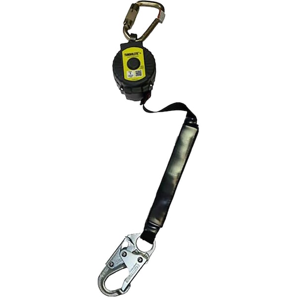 Honeywell Miller TurboLite+ Self-Retracting Lifeline, Carabiner, Aluminum, 1 Leg(s), 420 lb Weight Capacity MTL-OHW1-07/11FT - main