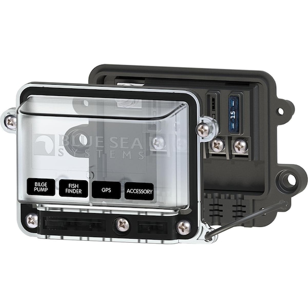 Livewire ST-Blade Water Resistant Fuse Block with Cover LI3449336 - main