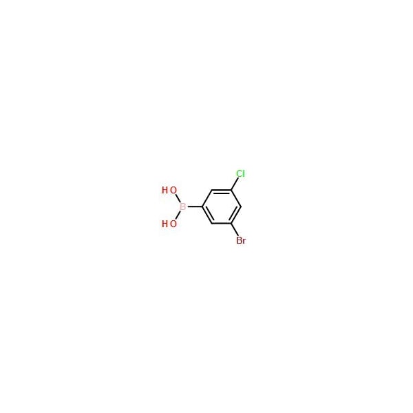 Ak Scientific 3-Bromo-5-chloro-phenylboronic acid (5g), CAS 1186403-17-7 Y3771-5g - main