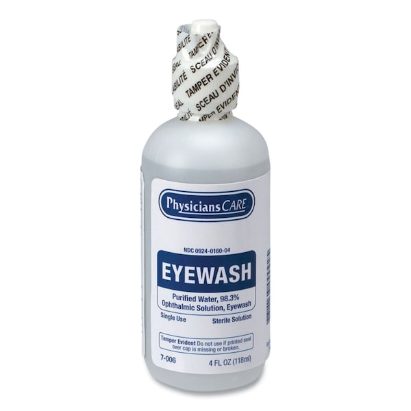 Physicianscare First Aid Disposable Eye Wash, 4oz 7-006 - main