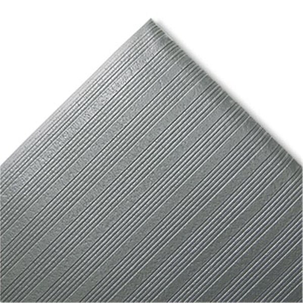 Crown Ribbed Antifatigue Mat- Vinyl- 27 x 36- Gray FJS736GY - main