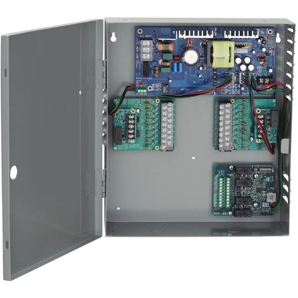 Schlage Electronics Schlage PS906 6 Amp Power Supply - Enclosure - 120 V AC, 230 V AC Input - 12 V DC, 24 V DC Output PS906 - main