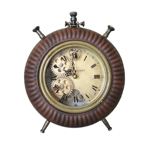 Jeco Table Clock, Brown HD-C001-BR - main