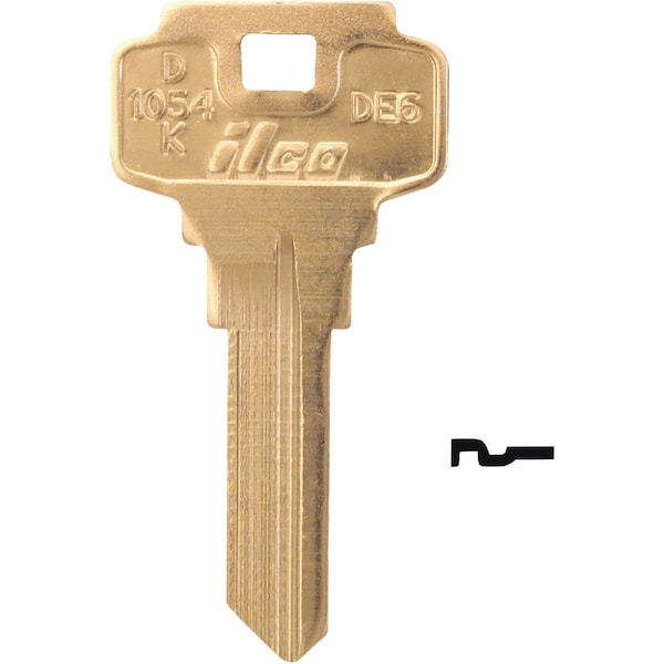 Ilco Key Blank For Dexter Lockset 5 Pin / D1054K, 10PK IAL3942000B - main