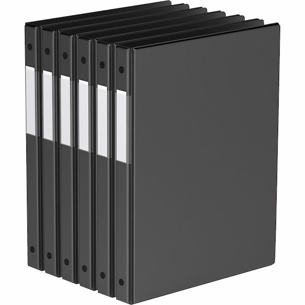 Davis Group Premium Economy, Round Ring, Binder, 6 Pack Black, 5/8, 6PK 2300-01-06 - main