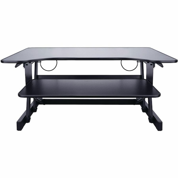 Lorell Monitor Riser, Sit-To-Stand, Black LLR81974 - main