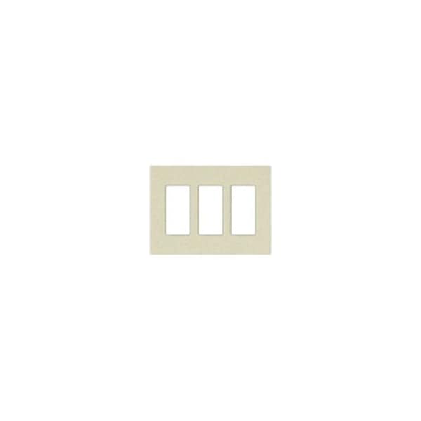 Lutron Designer Wall Plates, Number of Gangs: 3 Satin Finish, Hot SC-3-HT - main