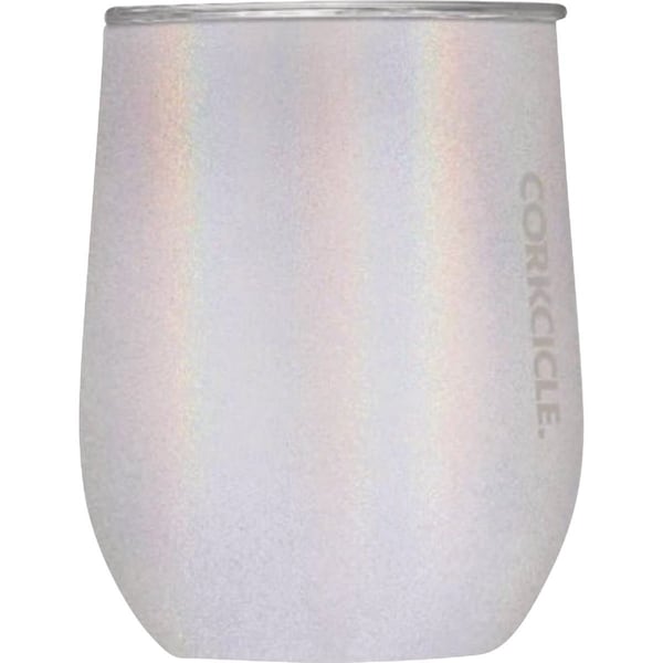 Corkcicle 12 Oz. Stemless Wine Glass in Sparkle Unicorn Magic 2312SUM - main