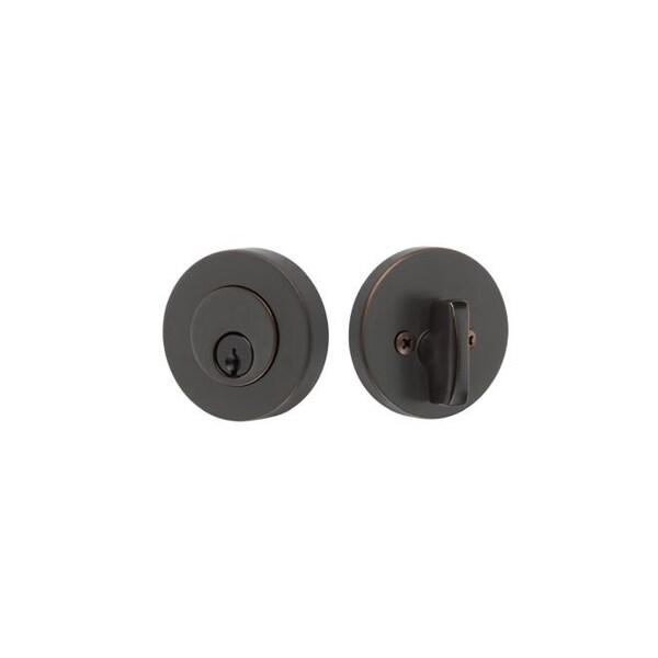 Emtek Residential Deadbolts Single Cylinder Oil Rubbed Bronze 8423US10B - main