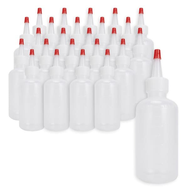 Oasis Boston Round Yorker Dropper Bottle, 120mL/4 oz, 25PK BSRD120 - main