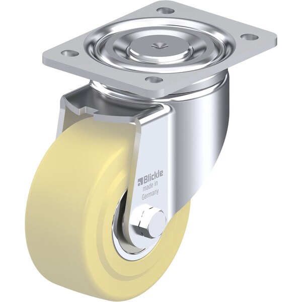 Blickle Swvl Plate Caster, Nylon, 5", 1980 lb., D LH-GSPO 125K - main