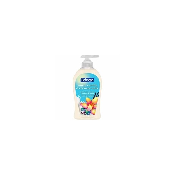 Softsoap Warm Vanilla Hand Soap - Warm Vanilla & Coconut Milk Scent - 11.25 fl oz - Pump Bottle Dispenser - US07059A - main