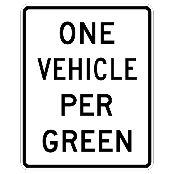 Sign Solutions Usa Traffic Sign, 24 in Width, Aluminum Sign, Vertical Rectangle DUS10DWT2430R10-28 - main