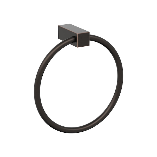 Amerock Monument Oil Rubbed Bronze Contemporary 6-1/2 in 165 mm Length Towel Ring BH36082ORB - main