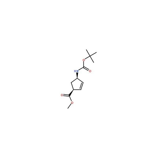 Ak Scientific (1S, 4R)-Methyl 4-((tert-butoxycarbonyl)amino)cyclopent-2-enecarboxylate (25g), CAS 168683-02-1 8614AA-25g - main