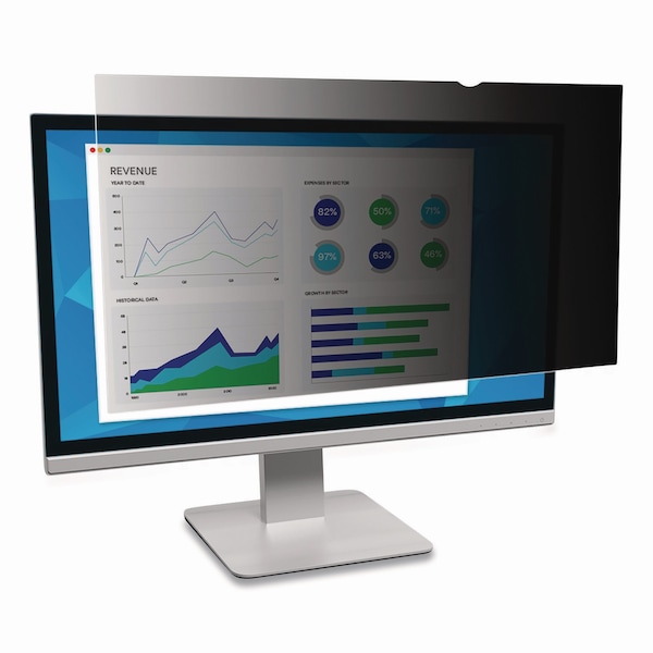 3M Frameless Blackout Privacy Filter for 19.5" Widescreen Monitor, 16:10 Aspect Ratio MMMOFMDE001 - main