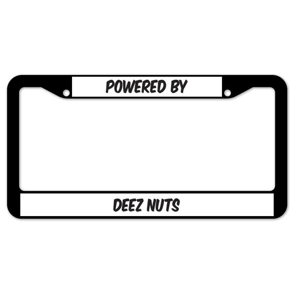 Signmission Powered By Deez Nuts, License Plate Cover D-LPF-07-01 - main