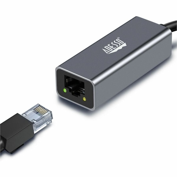 Adesso USB-C to Ethernet Network Adapter (TAA Compliant) AUH-5000 - main