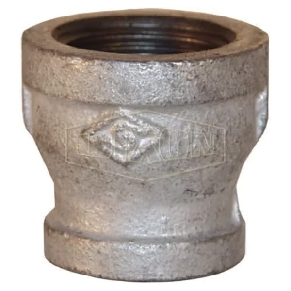 Dixon Bell Reducer, 1 x 3/4 in Nominal, FNPT End Style, 150 lb, Iron, Galvanized BR1075G - main