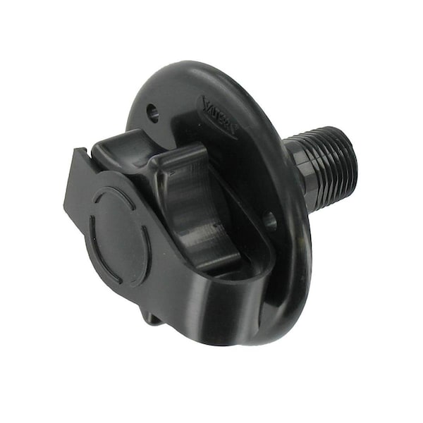 Backseat 2.75 in. Water Inlet Flange, MPT - Black BA355982 - main