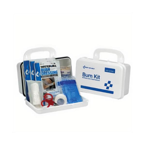First Aid Only Burn Care Kit, 11 Components, Plastic Case, 4-9/16 in H x 2-3/8 in W x 7-11/16 in D 440-O/FAO - main