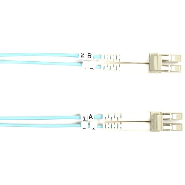 Black Box Fiber Patch Cable 2M 10 Gig Lc To Lc Aqu FO10G-002M-LCLC - main