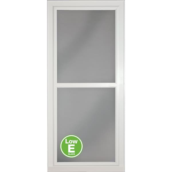 Larson Easy Vent 146 Series 36'' Wx81'' Hx1-7/8'' Thick Wht Full View Aluminum Storm Door 14604032E - main