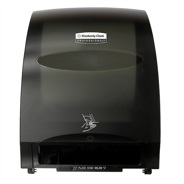 Kimberly-Clark Professional Automatic Hard Roll Towel Dispenser (48857), Smoke (Black), 12.70" x 15.76" x 9.57" (Qty 1) 48857 - main