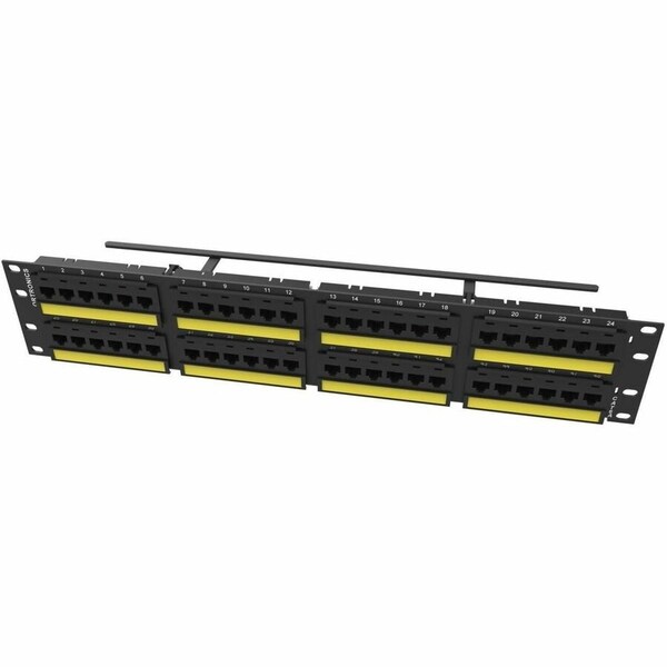 Ortronics 48PORT, 6A/10G, FLAT PNL SP6AU48 - main