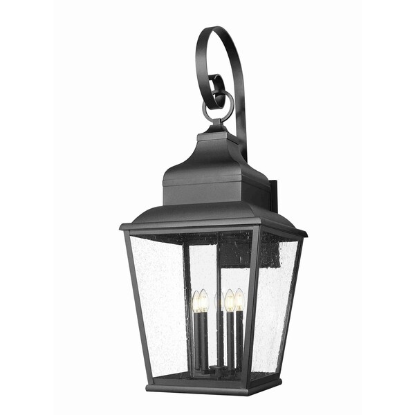 Z-Lite Raphael Sand Black 5 Light Outdoor Wall Light 5029XXL-BK - main