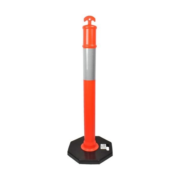 Interstate Safety 45 Inch HDPE Delineator Post with 13lbs Base - Orange 50145 - main