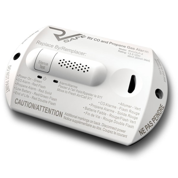 Rv Safe Carbon Monoxide/ Propane Leak Detector RVCOLP-2W - main