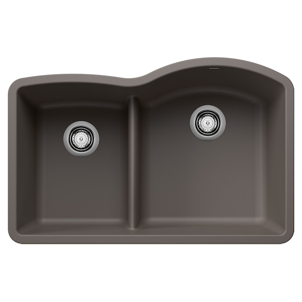 Blanco Diamond 1-3/4 Low Divide Reverse, Volcano Grey 443103 - main