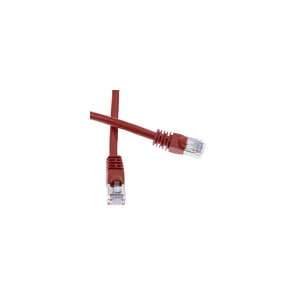 Cable Wholesale Shielded Cat6 Red Ethernet Patch Cable, F/UTP, Snagless/Molded Boot, POE Compliant, 10 foot 10X8-57110 - main