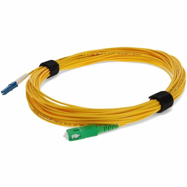 Add-On 20M LC/SC M/M YELLOW OS2 SIMPLEX FIBER OFNR RISER-RATED MICRO-BOOT PATCH ADD-ASC-LC-MB20MS9SMF - main